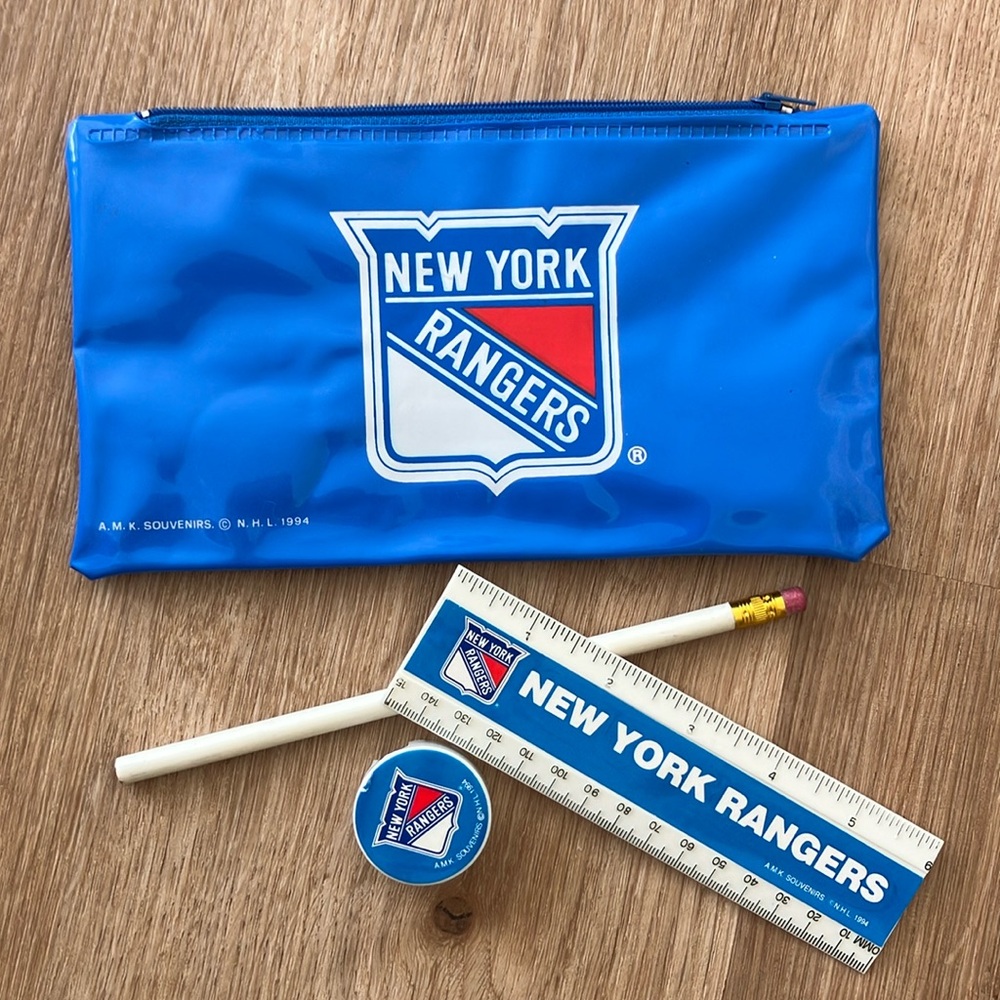Retro NHL 1994 New York Rangers Pencil Case